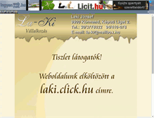 Tablet Screenshot of lafem.click.hu