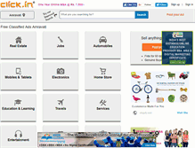 Tablet Screenshot of amravati.click.in
