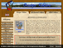 Tablet Screenshot of kektura.click.hu