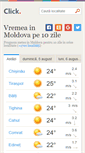 Mobile Screenshot of meteo.click.md