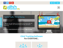 Tablet Screenshot of click.org