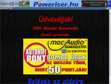 Tablet Screenshot of muszakiszerencs.click.hu