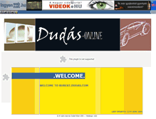 Tablet Screenshot of dudas.click.hu