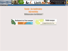 Tablet Screenshot of magantanar.click.hu