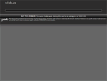 Tablet Screenshot of click.us