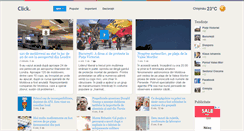 Desktop Screenshot of news.click.md